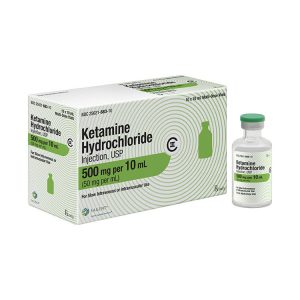 Ketamine HCL Injection, 50mg/mL, 10mL Vial